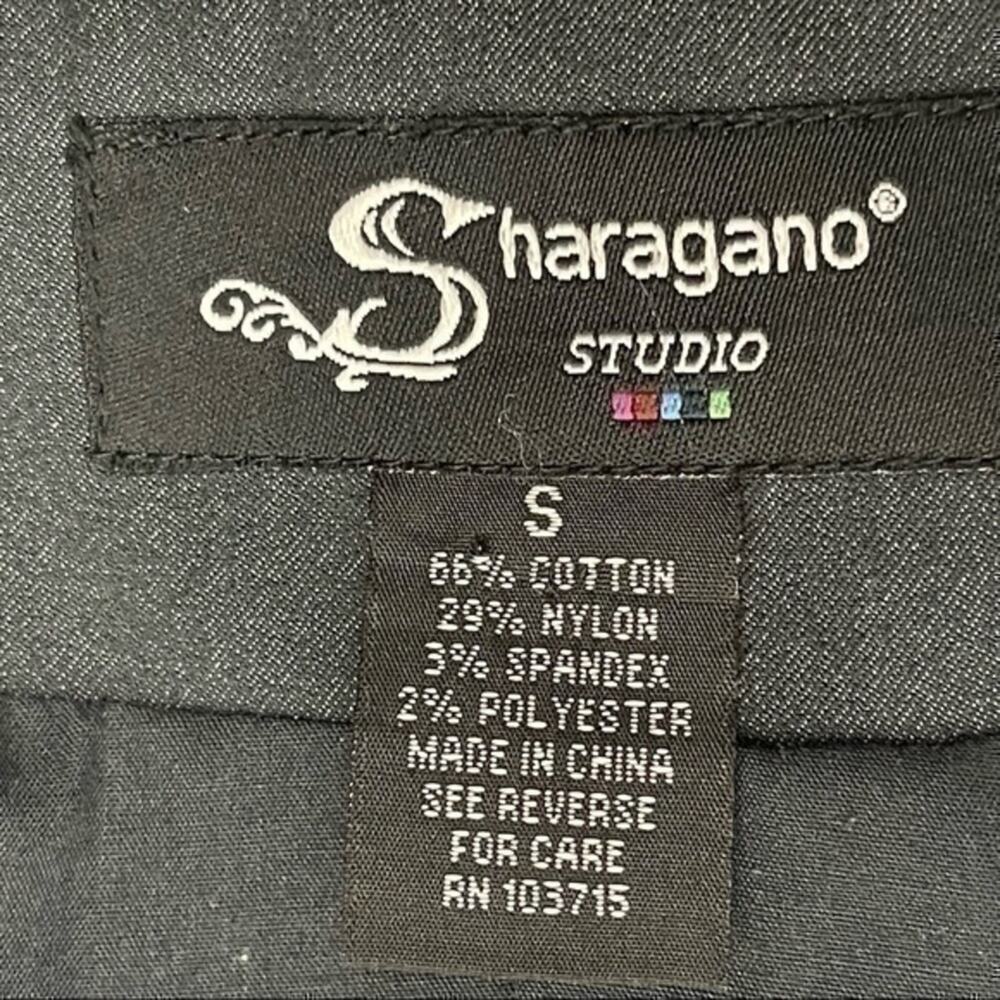 Sharagano Black Cropped Button-Accent Jacket - Picture 6 of 8